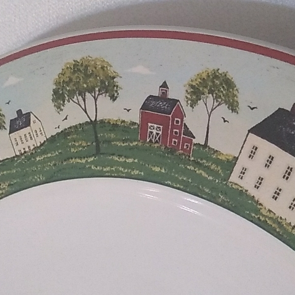 Country Life 1 Dinner Plate Brandon House Sakura Stoneware - Picture 5 of 8